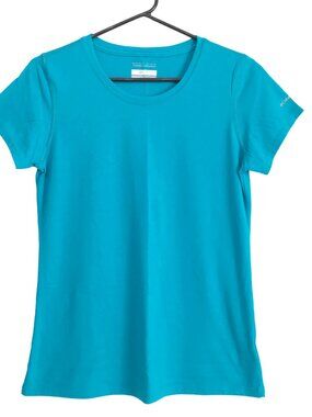 Columbia Women's Teal T-Shirt Size Medium